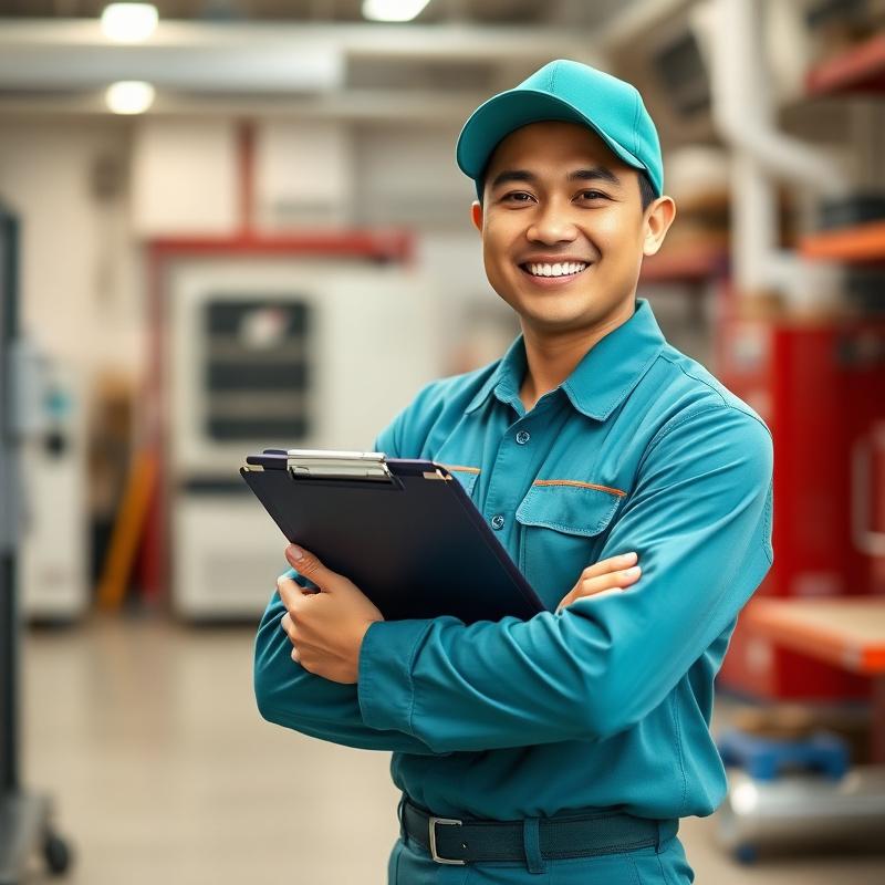 Primeaire lead technician in uniform